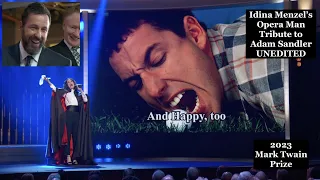 FULL Opera Man tribute to Adam Sandler - Idina Menzel - 2023 Mark Twain Prize