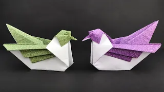 Beautiful PAPER BIRD Origami | Tutorial DIY by ColorMania