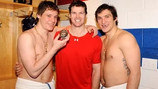 Ovechkin,Kuznetsov,Orlov decided to drink vodka and roast meat in landings Washington