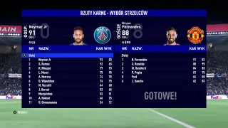 FIFA 22 RZUTY KARNE Paris Saint Germain vs Manchester United