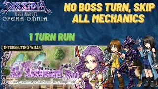 DFFOO [GL] Maria Intersecting Wills, 1T run, No boss turn, Skip ALL mechanics with Rinoa Blitz!