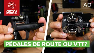 Pédales de Route ou VTT - Lesquelles choisir?