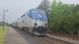 Amtrak 158 stopping at Petersburg