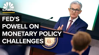 Federal Reserve Chair Jerome Powell speaks at monetary policy discussion panel  — 11/09/23