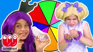 Princesses Play Spin The Wheel🎯 - Princesses In Real Life | Kiddyzuzaa Jr - WildBrain