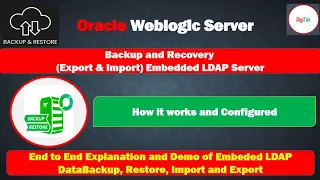 Weblogic Server Export & Import, Backup and Recover Embedded LDAP Server Data