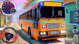 Indian Bus Driver Simulator 2024 - Mobile First Bus Transporter Driving - Android GamePlay