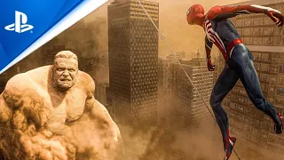 SPIDER-MAN Vs SANDMAN | Battle with the boss, a formidable opponent for Spider-Man