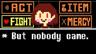 What If You PRESS Buttons In the "But Nobody Came" Encounter? [ Undertale ]