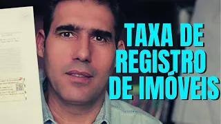 TAXA DE REGISTROS DE IMÓVEIS