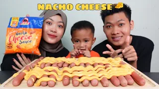 MUKBANG SOSEJ with NACHO CHEESE ,FARISH SUKA 😂‼️