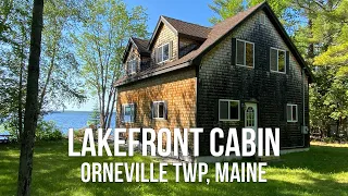 Lakefront Cabin For Sale | Maine Real Estate