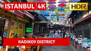 Kadikoy Istanbul 2022 24 September Walking Tour | 60fps 4K