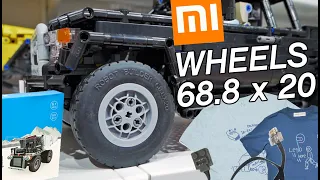 ЛЕГОКИТАЙ: интересные колеса 68 мм из Xiaomi MiTU. Адаптер для новой электрики. Футболка Technic!