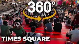 360° New York City : Evening Walk in Times Square