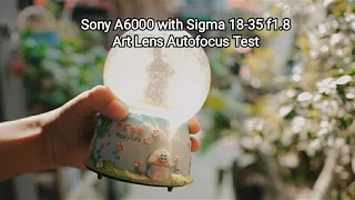 Sony A6000 with Sigma 18-35 F1.8 Art Lens autofocus test and motor noise