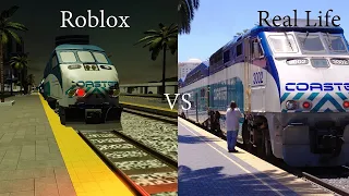 Californian train Roblox vs Real life - Part 2