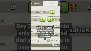 Search up the clan and I’ll invite you in. INVITE ONLY TO PREVENT BOTS(Day 5)