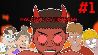 Packgod vs Famous TikToker Animated | Part 1