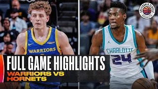 WARRIORS vs HORNETS | CALIFORNIA CLASSIC | FULL GAME HIGHLIGHTS