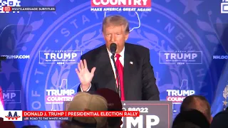 🇺🇸 Donald Trump | Full speech at rally in Portsmouth, New Hampshire (Subtitles) [CC]