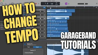 How To Adjust Tempo in Garageband (By Apple) - BPM Tutorial