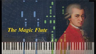 Mozart - The Magic Flute, K.620 [Complete Opera] [Piano Tutorial] (Synthesia)