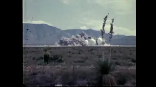 Detonation of 4800 tons of ANFO to simulate a nuclear explosion