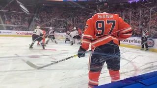 McDavid Scores, Avs fan upset, good seats, great night. 2019-11-14