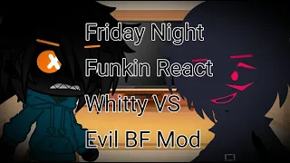 Friday Night Funkin React Whitty VS Evil BF Mod|| Full Week || •TheRanitor•