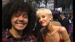 Andrea Riseborough Fan Questions - Battle of the Sexes London Film Festival Premiere