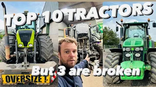 TRACTOR TOP TEN WITH SOME BROKEN ONES  #AnswerAsAPercent 1293