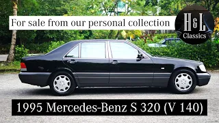 From our personal collection: (W 140) 1995 Mercedes-Benz S 320 Long Wheelbase in Black 040 for sale