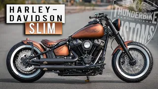 Thunderbike Copper Fury - customized Harley-Davidson Softail Slim