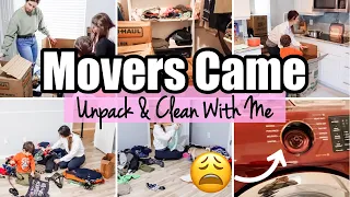 MOVERS ARE HERE! UNPACK, ORGANIZE, CLEAN + UPDATE ON MOVERS | EXTREME CLEANING MOTIVATION 2024