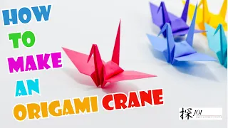 How to Make an Origami Crane -Tsuru-