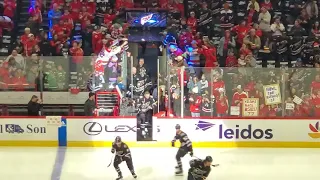 washington capitals coming out for warm-ups