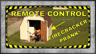 Remote Control Fire Cracker Prank!