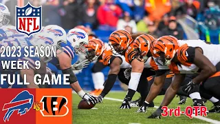 Buffalo Bills vs Cincinnati Bengals 11/05/23 FULL GAME 3rd Week 9 | NFL Highlights Today