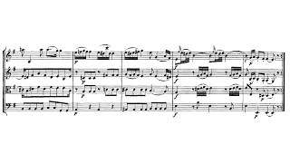 Mozart String Quartet No.3 in G major, K.156 - Score