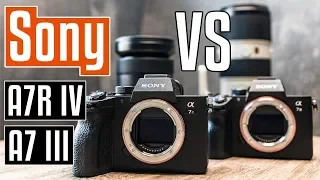 Welche Kamera soll ich kaufen? Sony Alpha 7R IV oder Sony Alpha 7 III | Vergleich (deutsch)