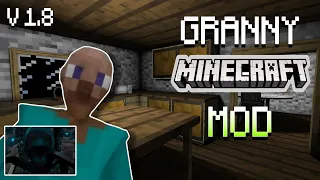 Granny v1.8 - Sewer Escape in Minecraft Atmosphere (Extreme mode)