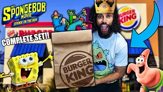 Opening SPONGEBOB SQUAREPANTS SPONGE ON THE RUN MEAL TOYS FROM 2021 *I WENT TO THE WRONG RESTAURANT*