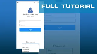 JavaFX Tutorial - Multi-User Login Form with Source Code