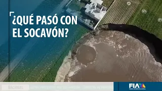Mega socavón de Puebla pasa de centro turístico a lugar abandonado