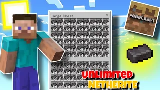 MINECRAFT TRIAL Mein Netherite Kaise Dhunde || HOW TO Get UNLIMITED NETHERITE IN MINECRAFT TRIAL