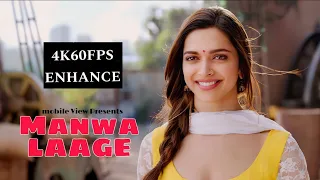 4k60fps Manwa Laage | Deepika Padukone | Shahrukh Khan | Happy New Year | Mobile View Songs