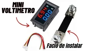 Como instalar Mini voltimetro DC