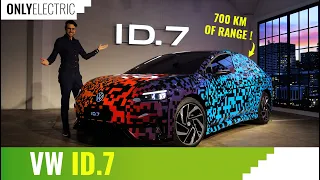 VW ID7 - A Massive 700 km of Electric Range !