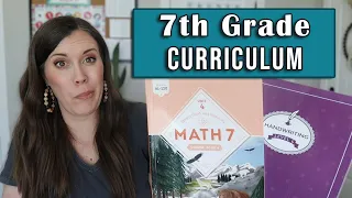 7th Grade Homeschool Curriculum 2024 - 2025
